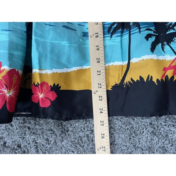 NEW Collectif Modcloth Jasmine Aloha UK 26 US 22 XXL Beach Landscape Skirt Plus - Picture 5 of 5